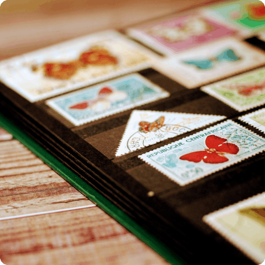 製本済み切手アルバム